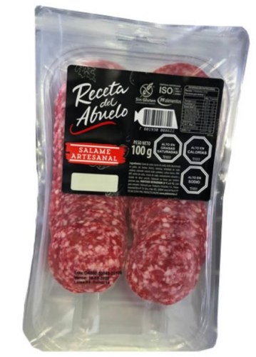 salame artesanal r.d.a 100g